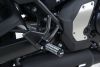 Stupačky spolujezdce Kawasaki  VULCAN S / VULCAN Café černé/stříbrné